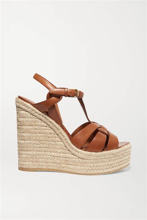 ysl frida wedge sandal|Saint Laurent Tribute Espadrille Wedge (Women) .